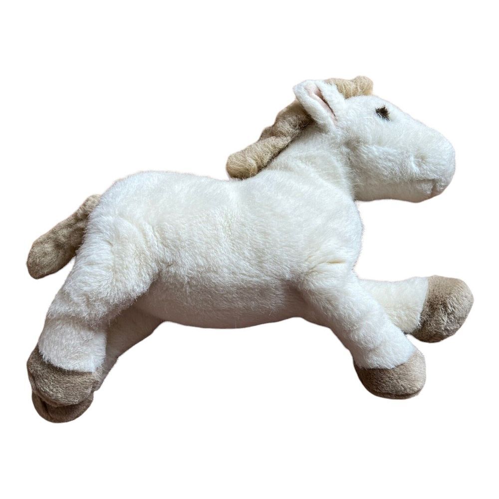 Applause Dakin‎ Savannah Horse Pony soft & cuddly plush 18" cream Flawed